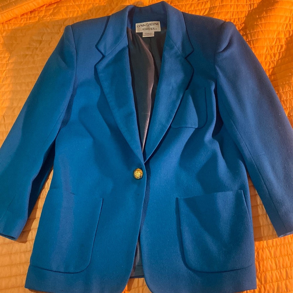 90s vintage Oversized blue blazer!